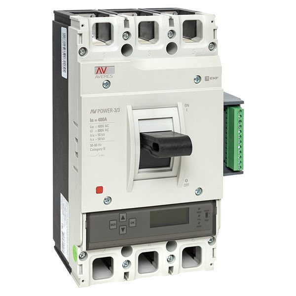 Выключатель автоматический в литом корпусе AV-POWER-3/3 400А 50кА ETU6.2 EKF