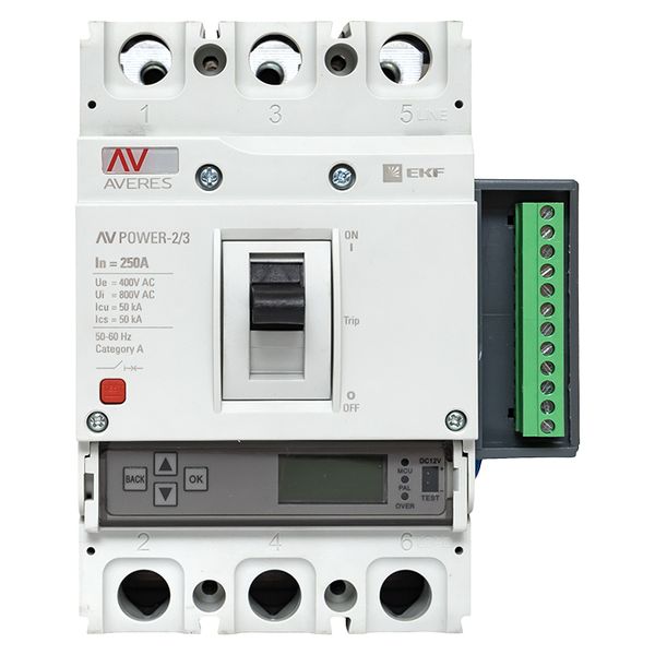 Выключатель автоматический в литом корпусе AV-POWER-2/3 250А 50кА ETU6.2 EKF