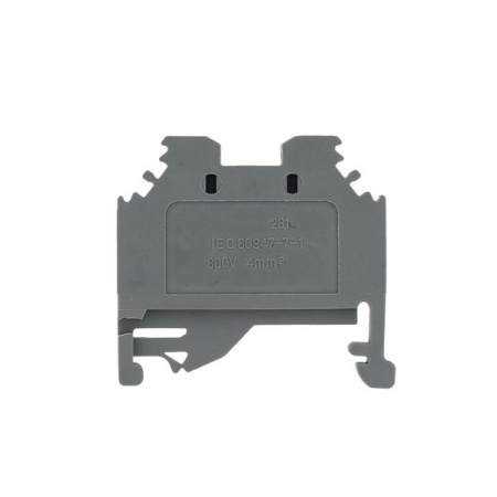 Колодка клеммная пружинная JXB-S-2.5 24А серая EKF PROxima