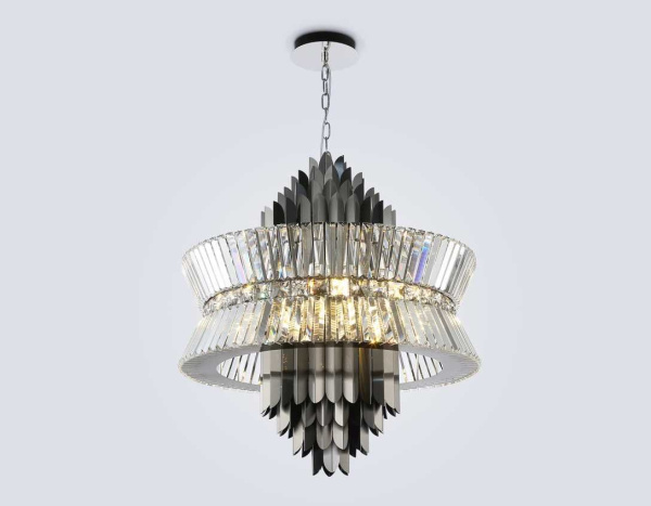Подвесная люстра с хрусталем Ambrella light High Light LH41026