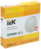 IEK  18Вт  круг  4000K  1200Лм  белый  IP54  / LED ДПО 4004