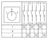 Переключатель кулачковый ПК-1-23 63А 3P "1-0-2" EKF PROxima