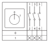 Переключатель кулачковый ПК-1-13 32А 3P "0-1" EKF PROxima